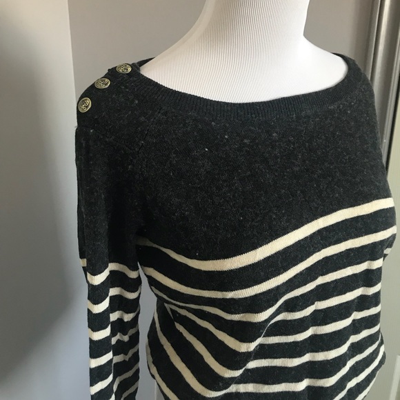 Wool blend striped Aritzia sweater
